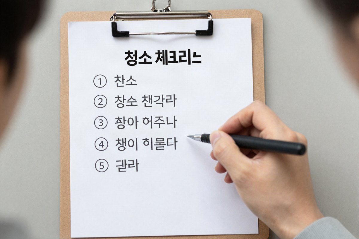 체크리스트 확인
